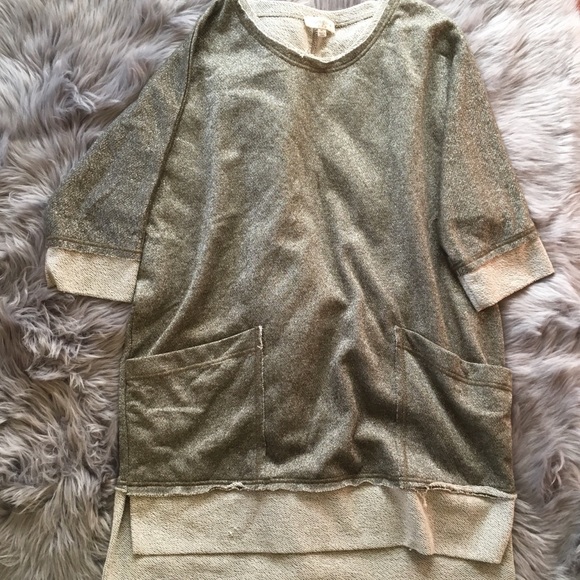 Umgee Tops - [Umgee] Sparkle French Terry tunic with pockets XL